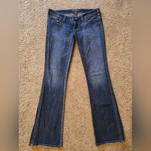 Silver Jeans Women's Dark Blue Boot Cut Jeans